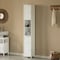 Basicwise White Tall Standing Bathroom Linen Tower Storage Cabinet for Bathroom and Vanity QI004021.WT - alternate 2